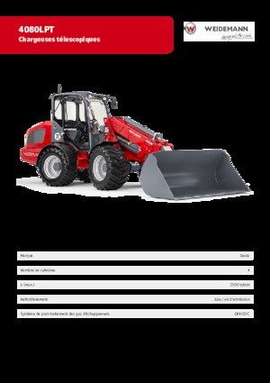 Radlader Weidemann 4080 LP T 