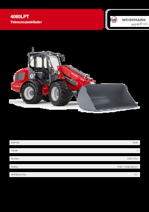 Radlader Weidemann 4080 LP T 