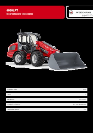 Radlader Weidemann 4080 LP T 