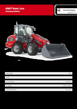 Radlader Weidemann 4080T Basic Line