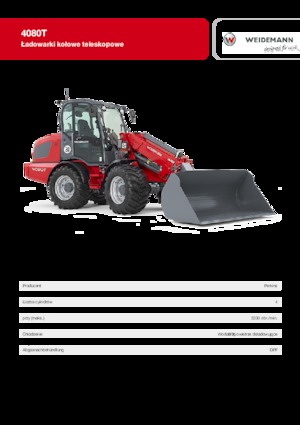 Radlader Weidemann 4080 T