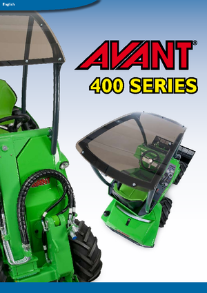 Radlader Avant Tecno Avant 420