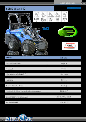 Radlader Multione 5.3 K iD