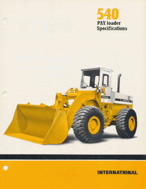 Radlader International Harvester 540