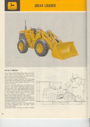 Radlader John Deere Construction 544