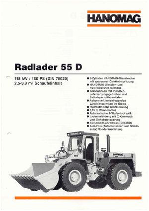 Radlader Hanomag 55 D