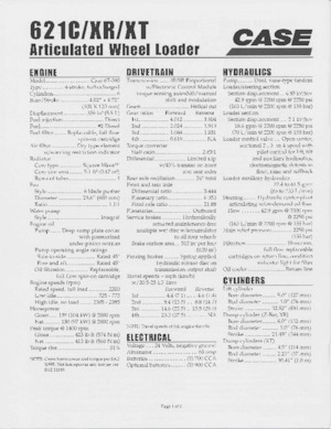 Radlader Case 621 C