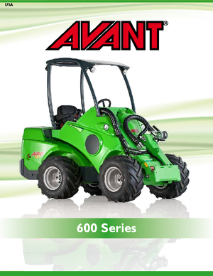 Radlader Avant Tecno Avant 640
