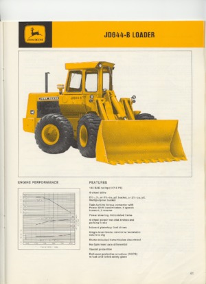 Radlader John Deere Construction 644-B