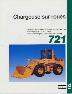 Radlader Case 721 