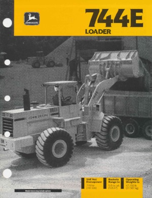 Radlader John Deere Construction 744 E