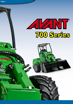 Radlader Avant Tecno Avant 750