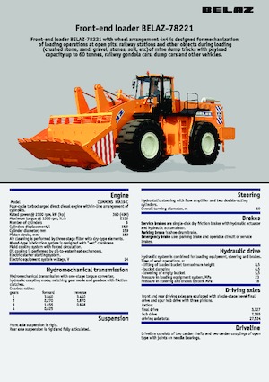 Radlader Belaz 78221