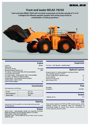 Radlader Belaz 78250