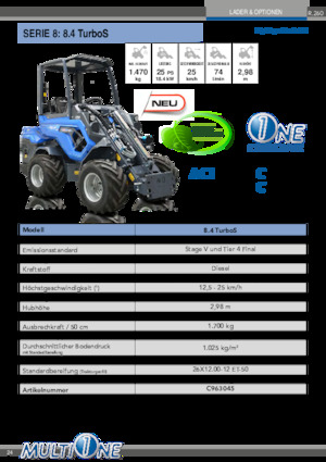 Radlader Multione 8.4 TurboS