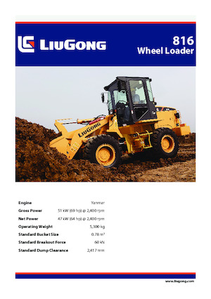 Radlader Liugong 816 