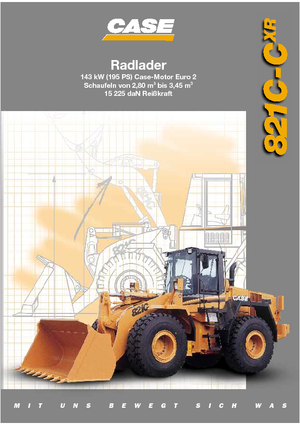 Radlader Case 821 C
