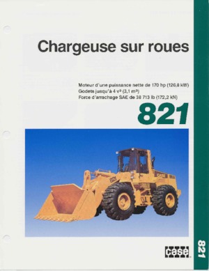 Radlader Case 821 