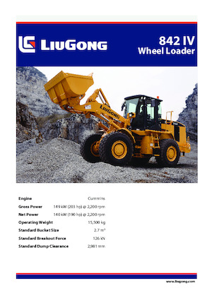 Radlader Liugong 842 IV 