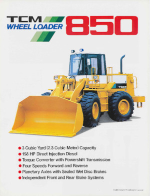 Radlader TCM 850