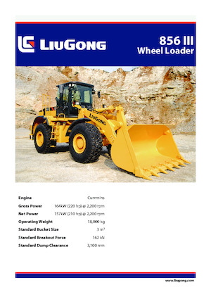 Radlader Liugong 856 III 