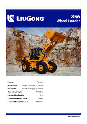 Radlader Liugong 856 