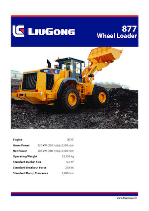 Radlader Liugong 877 