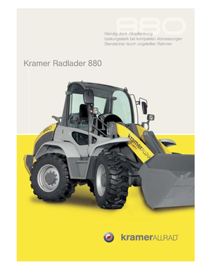 Radlader Kramer 880