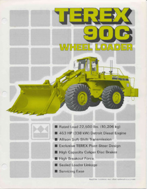 Radlader Terex 90 C