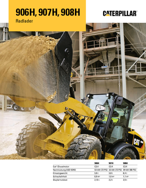 Radlader Caterpillar 907H