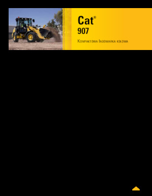 Radlader Caterpillar 907