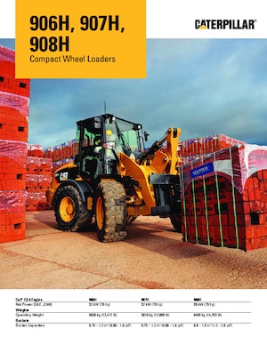 Radlader Caterpillar 907 H