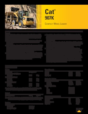 Radlader Caterpillar 907K