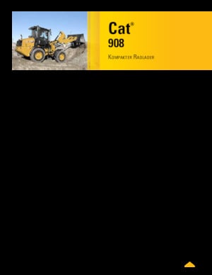 Radlader Caterpillar 908