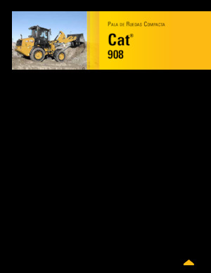 Radlader Caterpillar 908