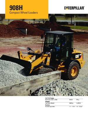 Radlader Caterpillar 908 H