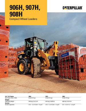 Radlader Caterpillar 907H