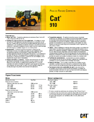 Radlader Caterpillar 910