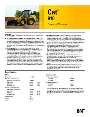 Radlader Caterpillar 910