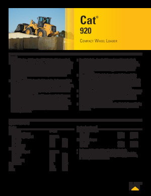 Radlader Caterpillar 920