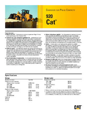 Radlader Caterpillar 920