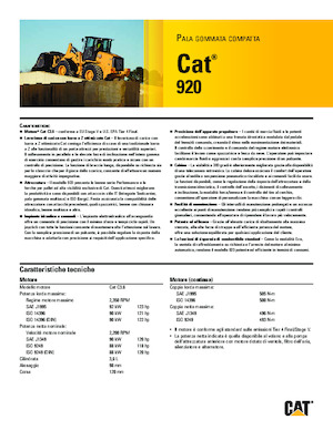 Radlader Caterpillar 920