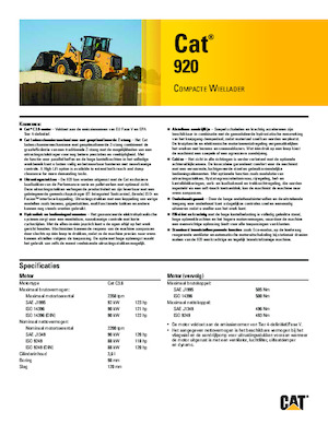 Radlader Caterpillar 920