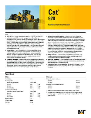 Radlader Caterpillar 920
