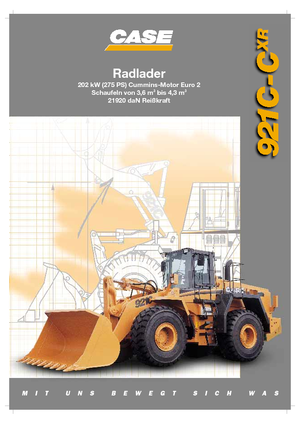 Radlader Case 921 C