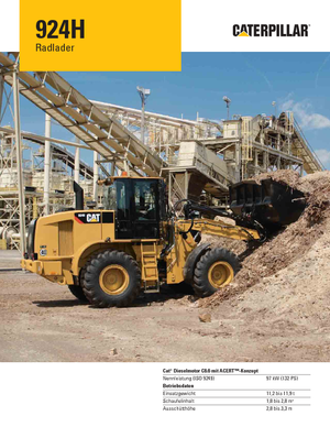 Radlader Caterpillar 924H