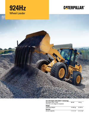 Radlader Caterpillar 924Hz