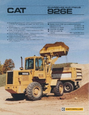 Radlader Caterpillar 926E