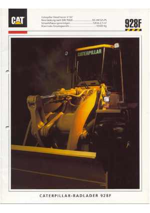 Radlader Caterpillar 928 F