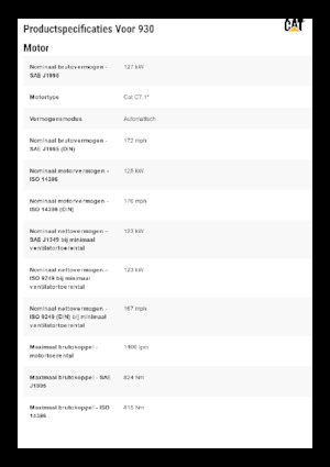 Radlader Caterpillar 930